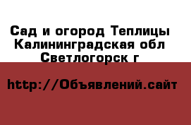 Сад и огород Теплицы. Калининградская обл.,Светлогорск г.